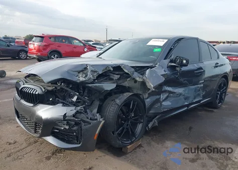 2021 BMW 330I z USA, uszkodzony, nr VIN 3MW5R1J02M8B61975